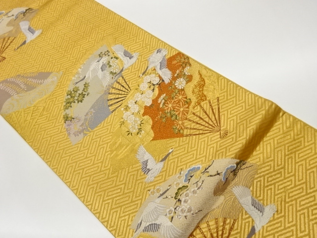 JAPANESE FUKURO OBI / WOVEN FLOWER